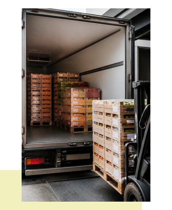 Перевозка сельхозпродукции на паллетах с доставкой в Орёл